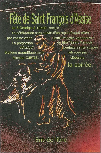 Qui est le Saint patron des animaux, des sociétés de protection des animaux, de l'environnement, de l'Italie et d'Assise représenté barbu avec la tonsure dans la tunique à capuche des franciscains avec les stigmates et qui est souvent entouré d'animaux, avec un livre et un crâne ?