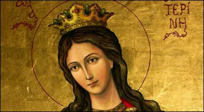 Qui est la Sainte patronne des filles célibataires, des potiers, des fileurs, des archivistes, des avocats, des juristes, des infirmiers, des bibliothécaires et des mécaniciens dont les symboles sont une roue cassée, une épée, des grêlons, un voile marial et une bague ainsi qu'une colombe et un fouet ?