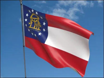 Quel drapeau peut-on voir sur cette photo ?