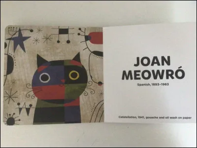 Comment sappelle ce peintre ? (Joan Meowró)