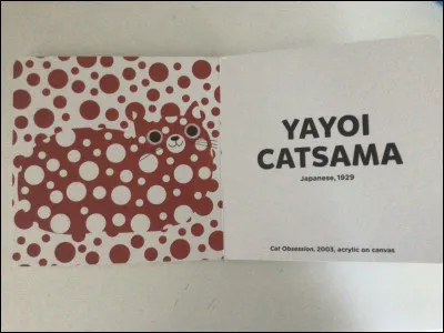 Comment sappelle cette artiste peintre ? (Yayoi Catsama)