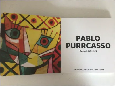Comment sappelle ce peintre ? (Pablo Purrcasso)