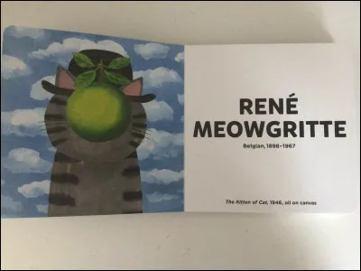 Comment sappelle ce peintre ? (René Meowgritte)