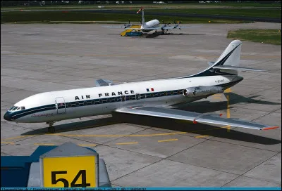 La Caravelle fut le premier avion de transport à réaction français.