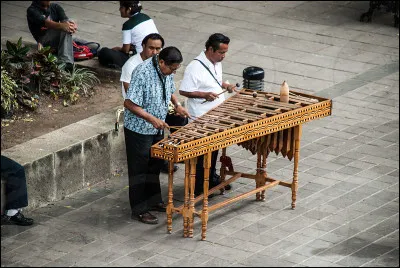 Quel est le nom de ce xylophone développé au Mexique ?