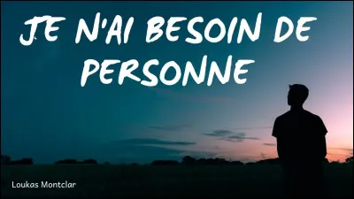 À quelle chanteuse doit-on le titre "Besoin de personne" ?