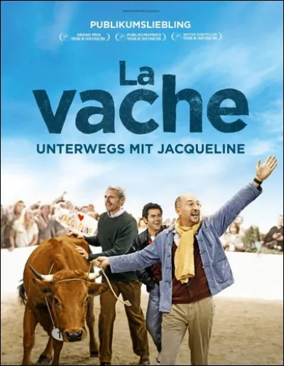 Qui joue aux côtés de Fatsah Bouyahmed dans le film ''La vache" ?