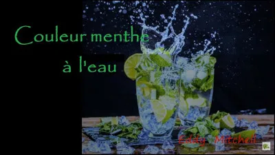 "Couleur menthe à l'eau" est une chanson interprétée par Eddy Mitchell.