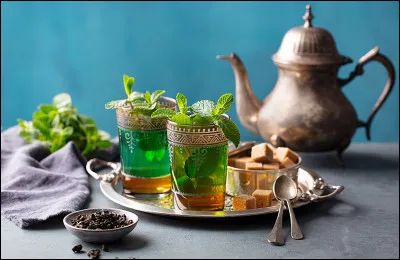De quelle partie du monde le thé à la menthe est-il une spécialité ?