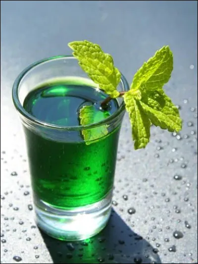 Avec quelle boisson mélange-t-on un sirop de menthe pour obtenir un diabolo menthe ?