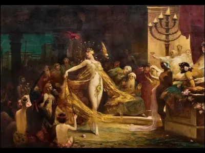 Complétez le titre de la danse qu'on présente généralement comme exécutée par Salomé : ''La Danse des sept".