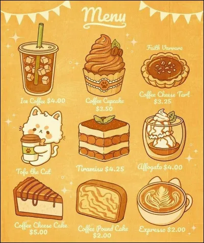 Passons à la nourriture kawaii ! Comment la veu-tu ?