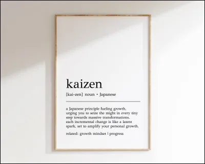 Et une dernière question : que veut dire le titre de ce film, Kaizen ?
