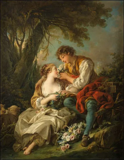 Quel peintre fran&ccedil;ais du 18e si&egrave;cle est l'auteur de ce tableau intitul&eacute; ''La Cage'' ?