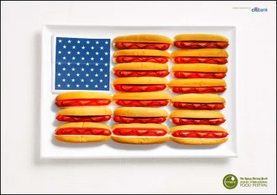 Pays mondialement connu pour sa restauration rapide avec les fameux hot-dogs :