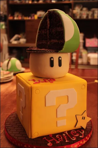 Si tu as choisi la dernière option, tu veux que ton gâteau ressemble plutôt :