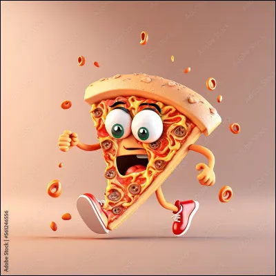 La pizza margherita, est composée de...