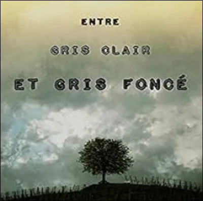 Quel chanteur est l'auteur de l'album ''Entre gris clair et gris fonc&eacute;'' ?