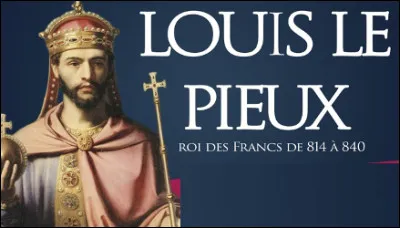 Louis 1er le Pieux, roi des Francs et empereur d'Occident est le premier souverain a être sacré dans la cathédrale de Reims en 816.