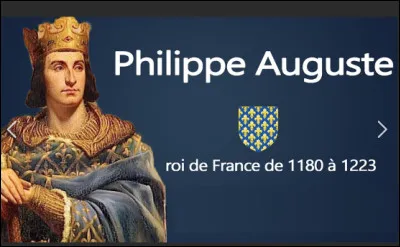 Philippe Auguste sacré à Reims en 1179 est le premier roi qui utilise le titre de "roi de France".