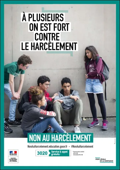 Le harcèlement à l'école, qu'est-ce que ça évoque pour toi ?