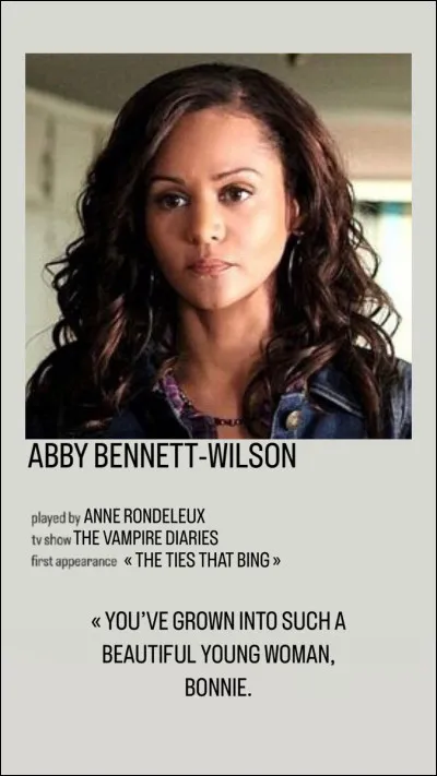 Qui a transformé la mère de Bonnie en vampire ?