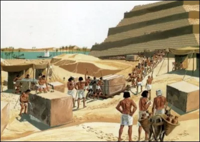 On ne sait pas vraiment comment les Égyptiens ... réussi à construire les pyramides.