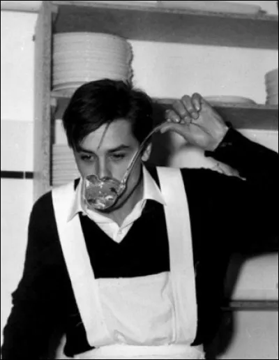 Quel métier exerçait Alain Delon avant de devenir célèbre ?