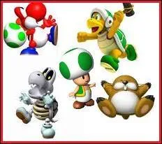 Lequel d'entre eux n'apparat PAS dans Mario Kart Wii ? (s'il n'apparat que dans les gradins pour encourager les coureurs, il est considr comme apparaissant)