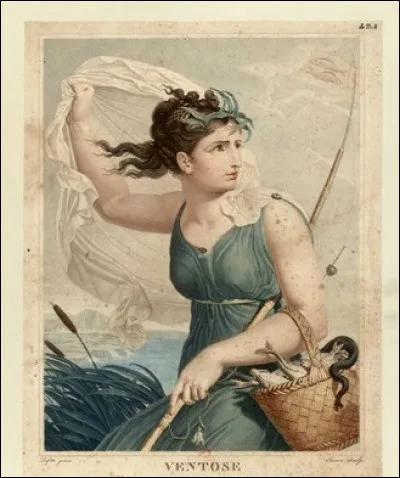 Le mois de ventôse du calendrier républicain correspond au mois de/d'...