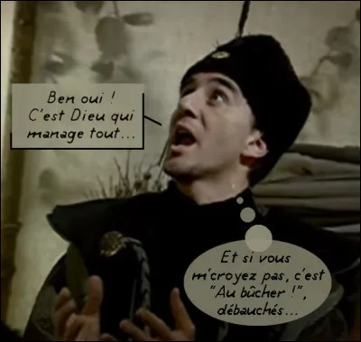 Selon la sainte parole évangélique d'une Église en cruel manque d'auditoire, c'est/ce sont [...qui donc ?...] qui s'occupe(nt) de tout faire pousser et croître !