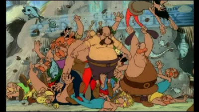 1 Dans le(s)quel(s) de ces trois films n�y a-t-il pas de bagarre gauloise ?