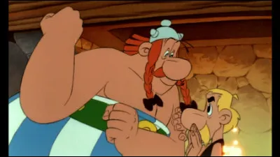 Dans l�ensemble des r&eacute;ponses d�Ast&eacute;rix &agrave; ces questions, combien de fois Ob&eacute;lix se voit-il refuser de taper ?