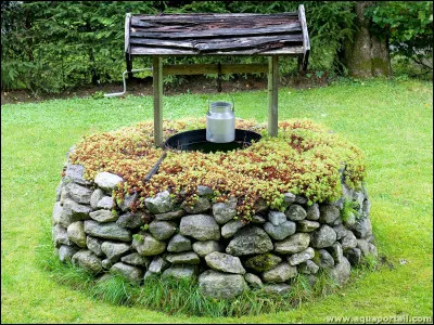 Mon voisin creuse un trou dans son jardin, il [...] un puits comme celui-ci.