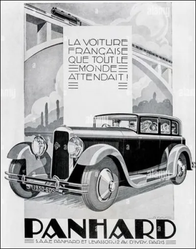À quelle époque la gamme Panhard est-elle la plus diversifiée ?