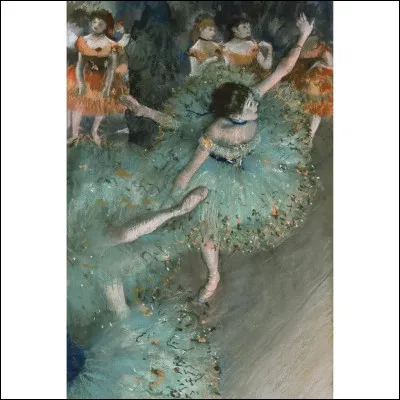 À quel artiste doit-on le tableau intitulé "Danseuse verte" ?