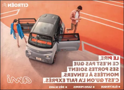 Quelle marque automobile est concernée par cette publicité ?