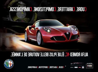 Quelle marque automobile est concernée par cette publicité ?