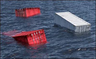 Oh ! Quel dommage, toute la cargaison est victime d'une inondation. Cette forme d'avarie a un nom, lequel ?