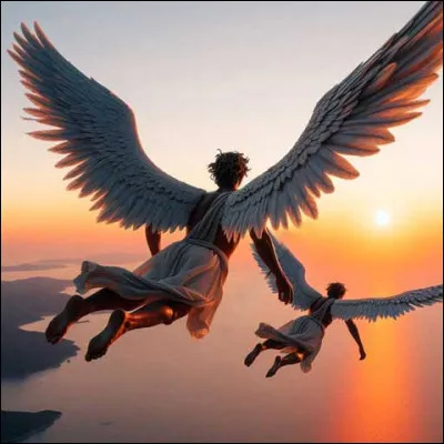 Icare est un personnage de mythologie avec des ailes, sont-elles vraies ?