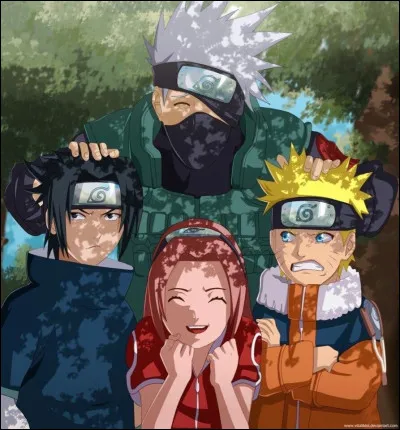 Kakashi dirige l'équipe...