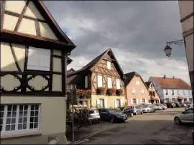 Commune de l'arrondissement de Sélestat-Erstein, Stotzheim se situe dans le département ...