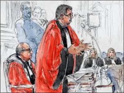 Il est sur banc aussi, mais pour être sali et jugé, et vous savez par qui ? Par une ombre quil a serré très souvent ! Laissez-moi rire ! Ha, ha ha... fallait pas qu'il la serre !