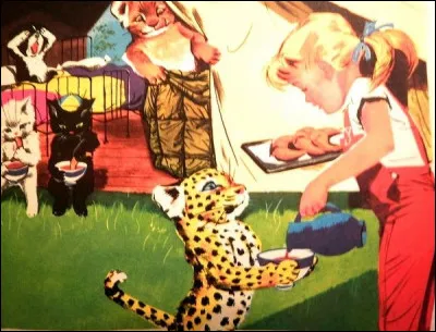 Comment sappelle la petite panthère, amie de Caroline ?