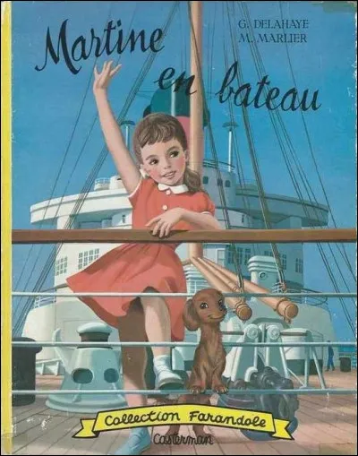 Avec qui Martine part-elle à New York dans lalbum Martine en bateau ?