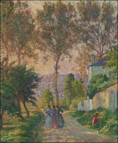 Qui a peint "La promenade" ?