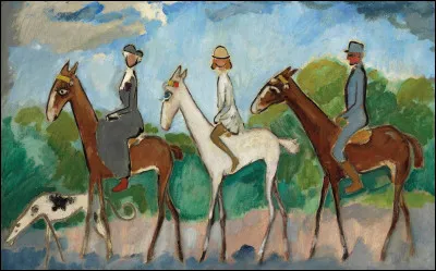 Qui a peint "Promenade à cheval" ?