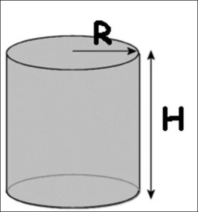 Calculer le volume d'un cylindre de hauteur 6 cm et de rayon 4 cm. Arrondir le résultat au dixième.