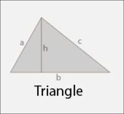 Quelle est la formule pour calculer l'aire d'un triangle ?