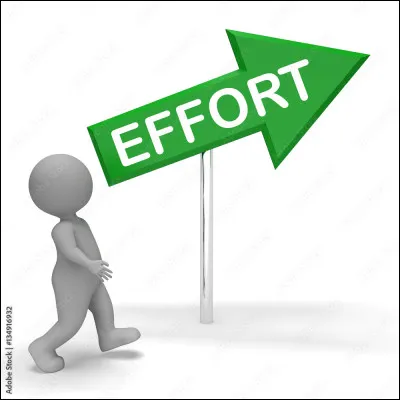 Est-ce que tu es capable de faire des efforts et de persévérer ?
